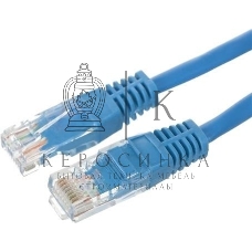 Патч-корд NTSS NTSS-PC-UTP-RJ45-5e-3.0-LSZH-BU NTSS-PC-UTP-RJ45-5E-3.0-LSZH UTP RJ-45 вил.-вилка RJ-45 cat.5e 3м синий LSZH (уп.:1шт) 26AWG