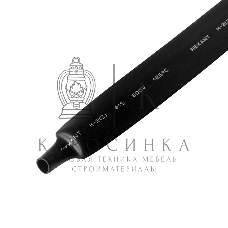 Трубка термоусаживаемая PROconnect ТУТ 15,0/7,5мм, черная, упаковка 50 шт. по 1м,