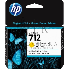 Картридж струйный HP 712 3ED69A желтый (29мл) для HP DJ Т230/630
