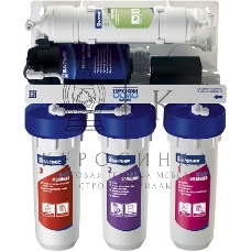 БАРЬЕР Водоочиститель ПРОФИ Осмо 100 BOOST Система для очистки воды методом обратного осмоса с насосом повышения давления. Позволяет обеспечить семью кристально-чистой и водой, не уступающей по качеству бутилированной.