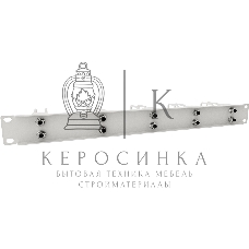 Кабельный органайзер Горизонтальный NTSS NTSS-HORG-1U-5(85) односторонний кольца 1U шир.:19