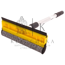 Стекломой Рыжий кот WS-06 (с телеск. алюм.ручкой), размер щетки:20см, длина:45-78см