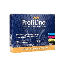Комплект ун-ных чернил для принтеров HP/Lexmark, Black/Cyan/Magenta/Yellow 4x40 мл водн ProfiLine