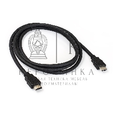 Кабель HDMI ExeGate EX287730RUS EX-CC-HDMI2-1.8 (19M/19M, v2.0, 1,8м, 4K UHD, Ethernet, позолоченные контакты)