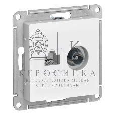 Механизм розетки 2-м AtlasDesign комп. RJ45 кат.5E+TV белый SchE ATN000189