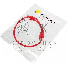 Патч-корд Lanmaster utp LAN-PC45/U5E-0.5-RD вилка RJ-45-вилка RJ-45 кат.5е 0.5м красный LSZH (уп.:1шт)