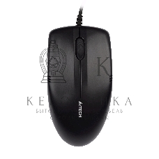 Мышь проводная A4Tech OP-530NU черный, 1200 dpi, USB, кнопки - 3