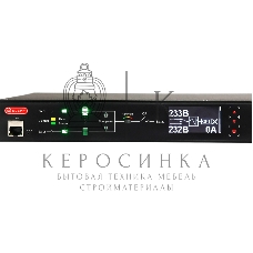 Автоматический ввод резерва ELEMY RACK ATS, 1U, 220В, 32А, OLED, Ethernet, in (2) IEC309, out (2) C19 (9) C13