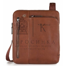 Сумка для ноутбука Piquadro черный Square CA1816B3/CU светло-коричневый натур.кожа