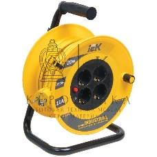 Удлинитель на катушке 4х20 м с заземл. 10А IP20 УК20 