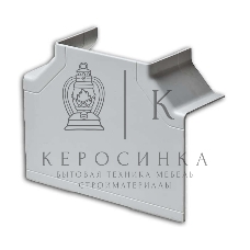 Тройник накладной 90град. 100х60/40 бел. Рувинил ТРН-100х60