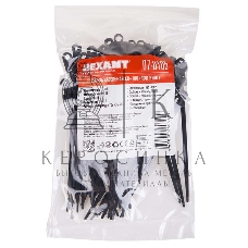 Хомут кабельный Rexant 3.6х100 под винт нейл. черный (уп. 100 шт)