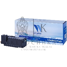 Картридж лазерный NVPrint совместимый Xerox 106R02760 Cyan для Phaser 6020/6022/WorkCentre 6025/6027 (1000k)