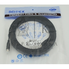 Кабель HDMI 3м SIEMAX FLAT 19M - 19M плоский, черный