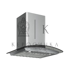 Вытяжка каминная Elikor Аметист 50Н-430-К3Д серебристый, 50 см, 430 куб. м/ч, 54 дБ