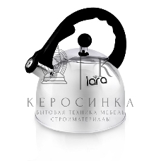 Чайник металлический Lara LR00-05 (зеркальный) 2.5 л, индукционное дно 0.3 мм, автоподъем ручки