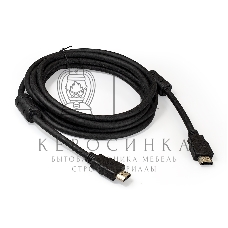 Кабель HDMI Exegate EX287724RUS EX-CC-HDMI2-3.0F (19M/19M, v2.0, 3м, 4K UHD, Ethernet, ферритовые кольца, позолоченные контакты)