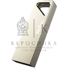 Флешка USB Netac U326 (NT03U326N-064G-20PN), 64Gb, USB 2.0, R/W 50/15, серебристый