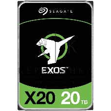Жесткий диск Seagate HDD 20Tb 7200rpm Server Exos X20 HDD 512E/4KN (3.5