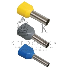 Наконечник-гильза изол. НГИ2 1.0-10 жел. (уп. 100 шт) ИЭК UTE10-D2-3-100