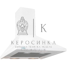 Вытяжка каминная Elikor Вента 60П-430-П3Л белый, 60 см, 430 куб. м/ч, 54 дБ