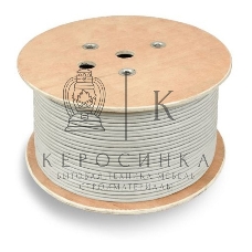 Кабель сетевой Buro UTP 4 пары cat6 solid 0.52мм Cu 305м серый