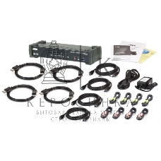 Переключатель ATEN 4P USB 3 4K DisplayPort MST KVMP Switch