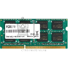 Оперативная память Foxline, DDR4, 16GB (1x16 GB), 3200 MHz, CL22, ECC, SO-DIMM