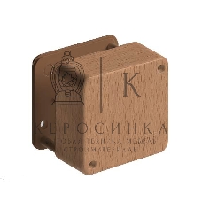 Коробка распределительная ОП 79х79х32 бук (светл. основа) IP40 Рувинил 65004-38М
