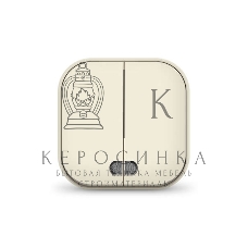 Выключатель 2-кл. 1п ОП 10А IP20 с подсветкой сл. кость IONICH 1426