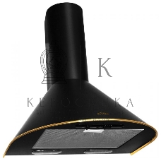 Вытяжка каминная Elikor Эпсилон 60П-430-П3Л черный/золотистый, 60 см, 430 куб. м/ч, 54 дБ