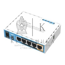 Роутер MikroTik RB952Ui-5ac2nD 2.4+5 ГГц, 802.11a/b/g/n/ac, MIMO 2x2, 5x Ethernet