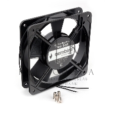 Вентилятор для корпуса Gembird черный, 120 мм, 2100 об/мин, 37.5 дБ, 2 pin
