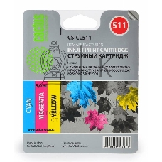 Картридж струйный Cactus CS-CL511 многоцветный (9 мл) для Canon MP240 MP250 MP260 MP270 MP480