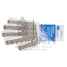 Перчатки трикотажные Сибртех, рисунок ПВХ гель 