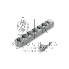 Сетевой фильтр ExeGate EX119392RUS SP-6-3G (6 розеток, 3 м, евровилка, серый)