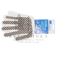 Перчатки трикотажные Сибртех рисунок ПВХ гель 