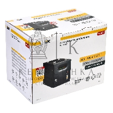 Стабилизатор напряжения IEK Expand 10кВА однофазный черный (IVS21-1-010-11)