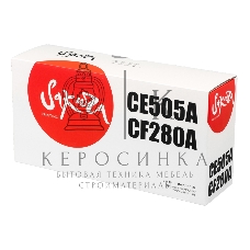 Картридж лазерный Sakura CE505A/CF280A для HP Laserjet 400M/401DN P2035/P205, LJ M425, черный, 2700 к.