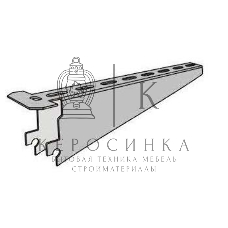 Полка К-1162 сталь 2.0мм цУТ2.5 оцинк. СОЭМИ 112311513