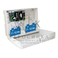 Источник питания СКАТ-1200И7 12В 5А корпус под АКБ 2х12Ач холодный пуск СС ТР ПБ SKAT-1200I7 power supply 12V 5A case for 2x12Ah battery cold start SS TR PB