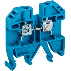 Клемма винтовая КВИ-2,5 мм2 синяя YZN30-002-K07 IEK