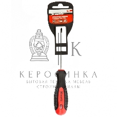 Отвертка Matrix Fusion, PZ0 x 75 мм, CrV, 3-х компонентная рукоятка 