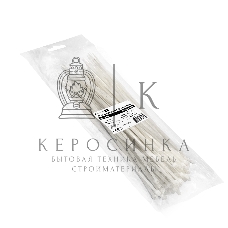 Стяжка (хомут) нейлоновая ExeGate CV66-350x4.8W (нейлон 6.6, 350x4.8 мм, неоткрывающаяся, halogen free, -40°C - +85°C, белая, 100 шт)