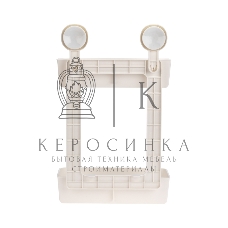 Полка двухъярусная настенная HALSA HLS-F-110W на вакуумной присоске