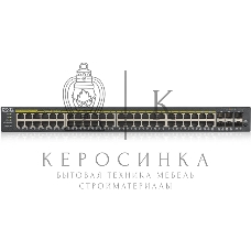 Коммутатор Zyxel GS1920-48HPv2 Hybrid Smart switch PoE+ Zyxel Nebula Flex, 44xGE PoE+, 4xCombo (SFP/RJ-45 PoE+), 2xSFP, budget PoE 375W, Standalone/cloud management