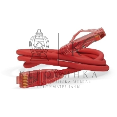 Патч-корд Hyperline U/­UTP, Cat.5е, LSZH, 5 м, красный 
