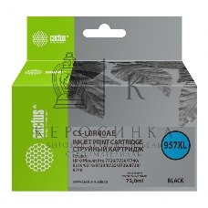 Картридж струйный Cactus CS-L0R40AE (957XL) черный (73 мл) для HP OfficeJet 8210/8218/8720/8725/8730