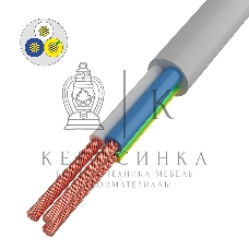 Провод соединительный ПВС Rexant 3x1,0 мм², белый, длина 20 метров, ГОСТ 7399-97