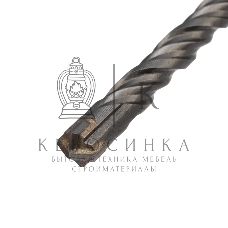 Бур по бетону Kranz 10x350x290 мм крестовая пластина SDS PLUS